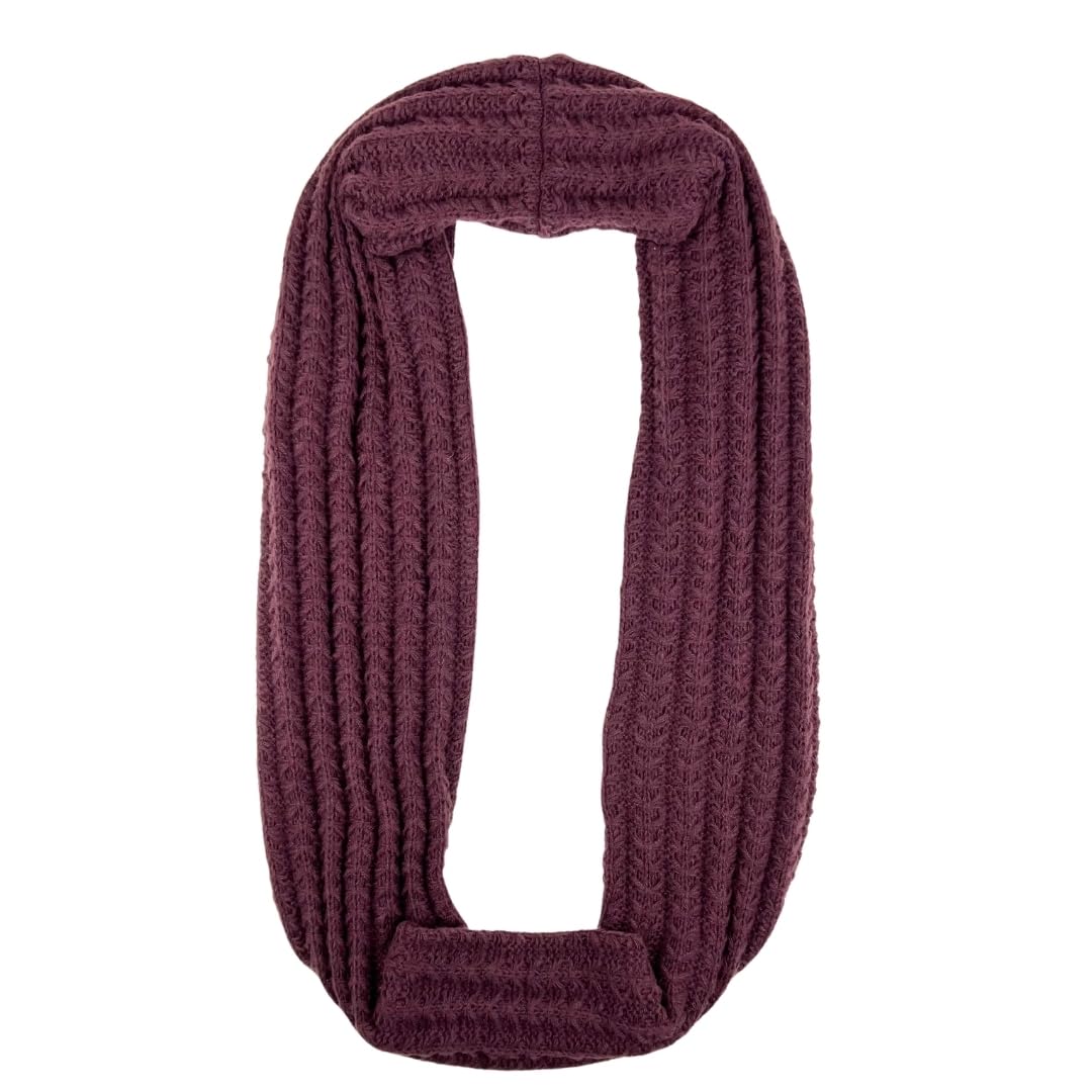 Humble Hilo Conjunto de bufanda y sombrero de punto para otoño e invierno para mujeres y hombres