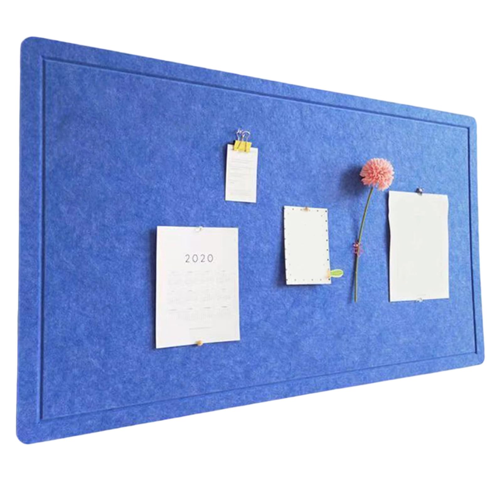 Austauschbare Filz-Pinnwand mit geräuschreduzierendem Stoff, einfache Wandmontage, Design für Fotos, Schule, Büro, Konferenz, Filz-Pinnwand