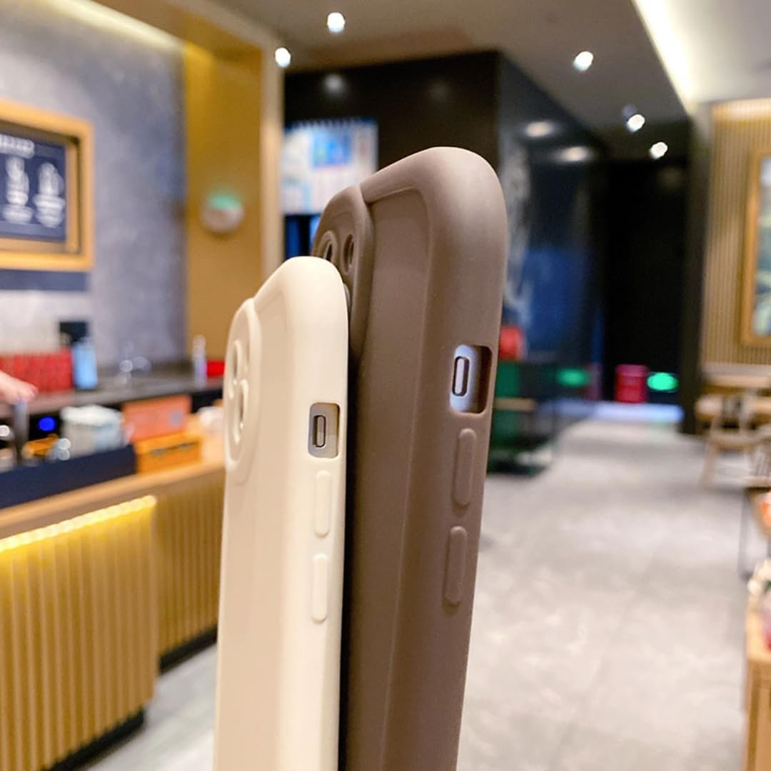 Luxury Candy Solid Color Matte Soft Silicone Phone Case for iPhone 11 12 13 14 15 16 Pro Max Camera Protection Shockproof Cover(for iPhone 16 Pro Max/Pink) image 4