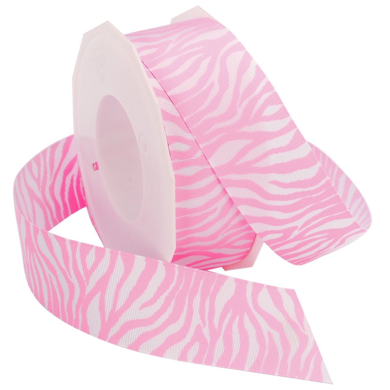 Morex Grosgrain Ribbon - Zebra Print, 7/8 Inch X 4 Yards, Black, 100% Polyester (Craft, Gift Wrap) - View #3