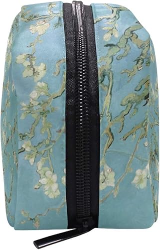 Miniatura 4 de Bolsa de maquillaje portátil de viaje para cosméticos Van Gogh, bolsa de aseo con flor de almendra, organizador de accesorios, estuche de