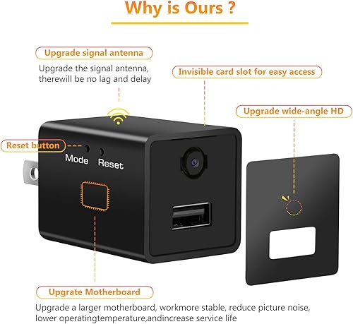 Miniatura 2 de SEABOB 2024Upgrade - Cámara de seguridad HD 1080P, cámara de vigilancia con audio y video para el hogar, vigilancia de seguridad interior