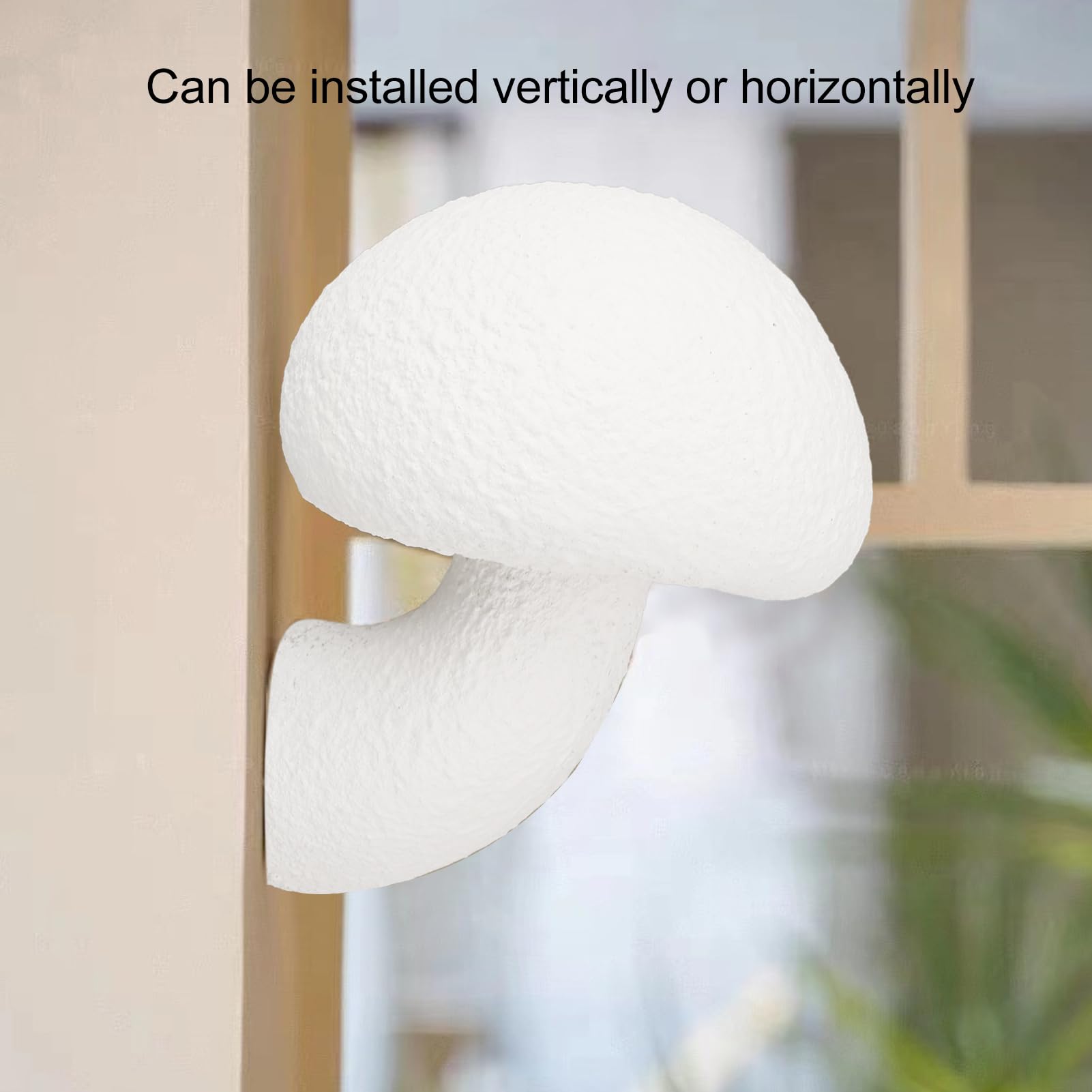Lampada da Parete a Fungo Sorgente Luminosa Decorativa retrò Design Semplice per Camera da Letto Soggiorno Metallo e Resina