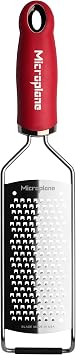 Microplane الذواقة سلسلة الجبن مبشرة الخشنة، الأحمر
