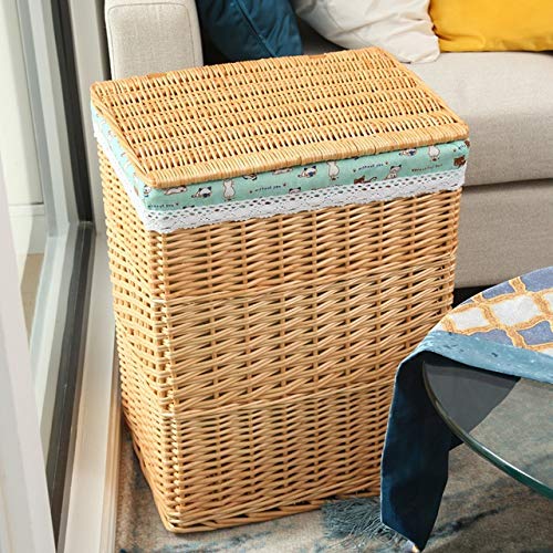 ランドリーバスケット ラタンバスケット ポータブル ランドリ