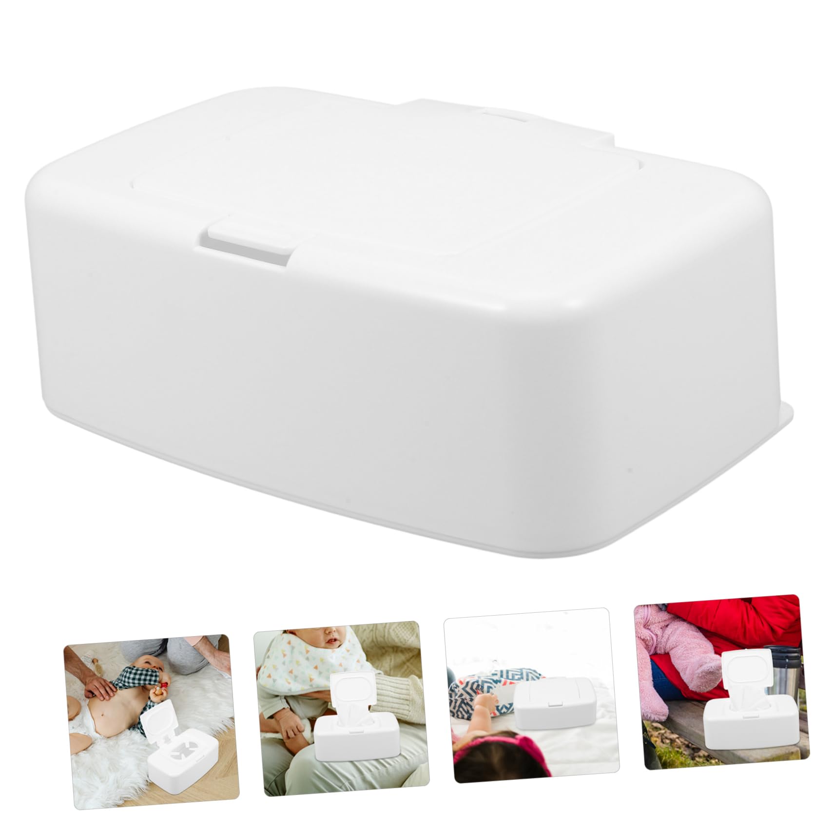 Porta Salviette Umidificate 2 Pezzi - Contenitore Riutilizzabile Per Viaggio, Bambini E Igiene Personale - Foto 4