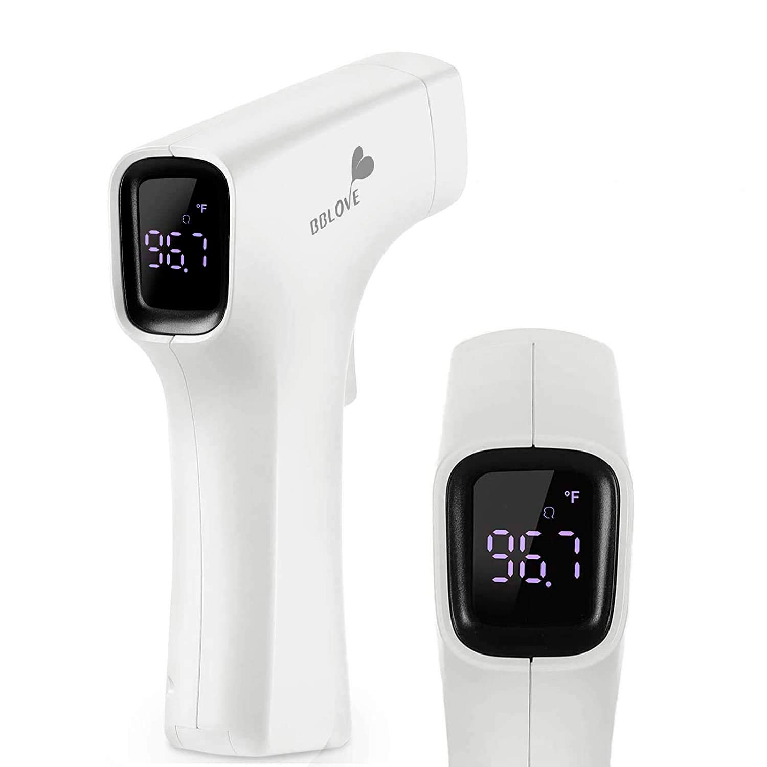 Infrared Forehead for Adults Body Fever Medical Digital Indicator No Touch Contact IR with 3 Function and LCD Screen Display for Baby Kids Children Indoor Outdoor Use