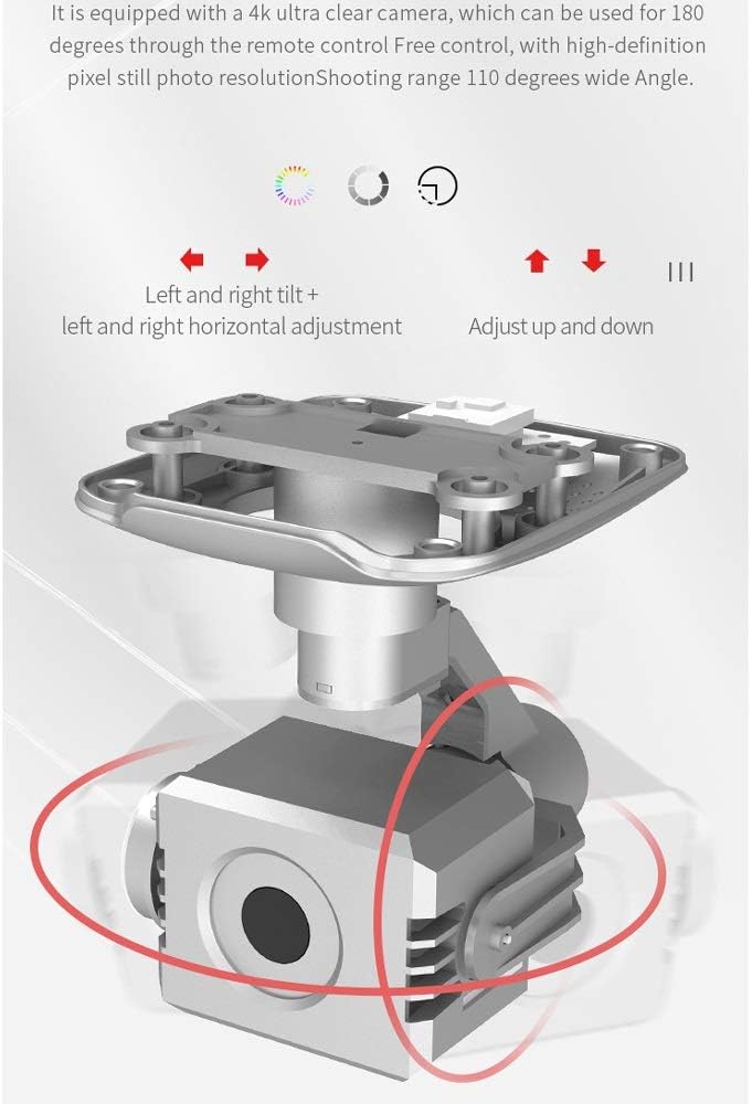 GYZLZZB Foldable GPS Drone for Adults, 4K Three-axis Gimbal High-definition Camera, Portable Four-axis Aircraft With Height Hold, Headless Mode, 1000 Meters Remote Control Distance, Follow Me 5 61CcisQgL L. AC SL1000