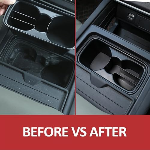 Miniatura 2 de YIWANG Consolas centro de coche titular de la taza para Land Rover Defender 90 110 2020-2022 organizador multifunción caja de almacenamiento