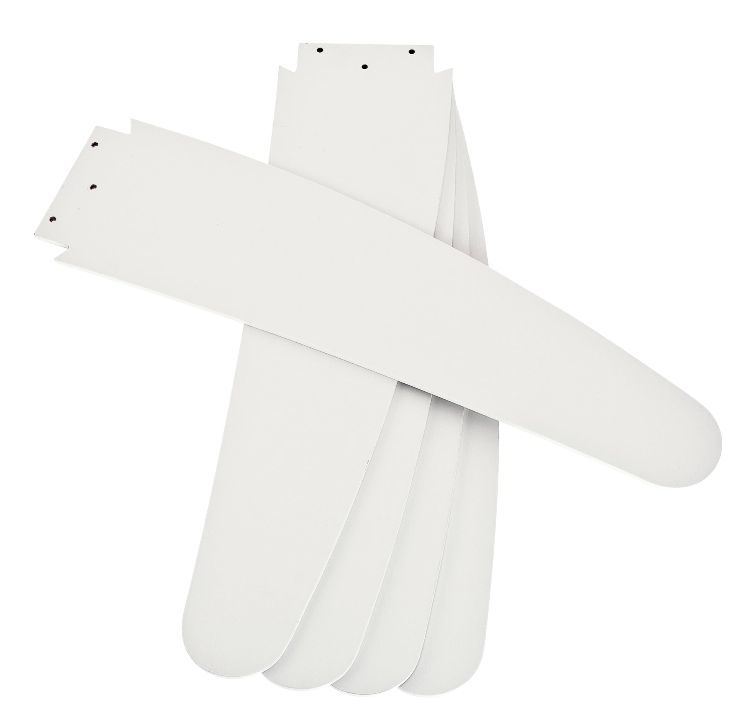 132 cm Innenraum-Deckenventilator Bendan 7214040 mit Einzelleuchte und fünf Flügeln, Ausführung in Weiß mit Opalmilchglas