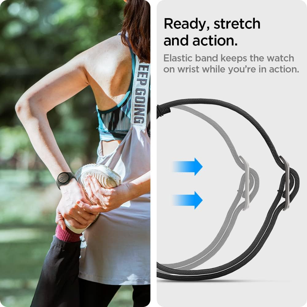 Spigen Liquid Air Case and Lite Fit Band Designed for Samsung Galaxy Watch 4 Classic 46mm (2021)