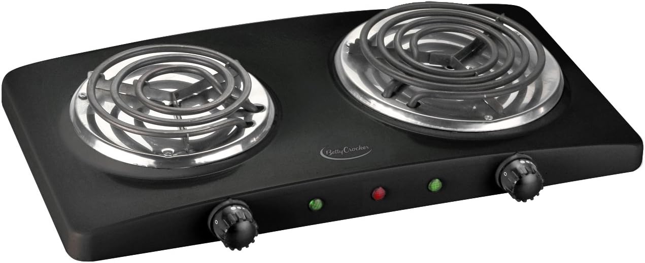 Betty Crocker BC2591CB Portable Dual Electric Burner