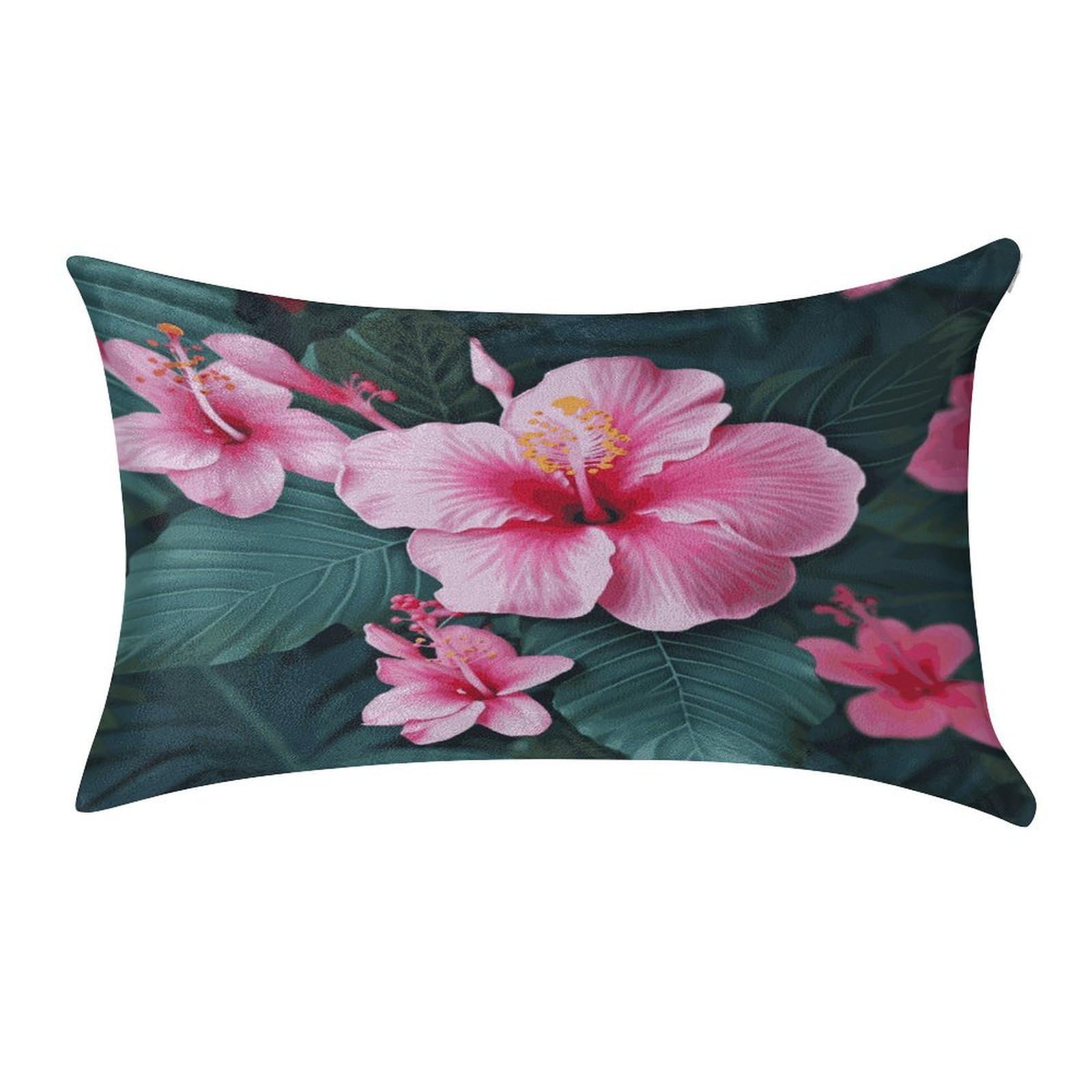 Btcowzrv Style Hawaii Pink Flower Pillow Cover Pillow Case Pillowcase