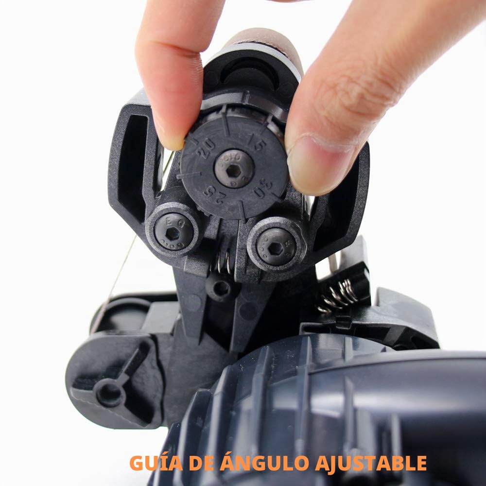 M2 Afilador de Cuchillos Eléctrico Profesional, de Cocina y Piedra - Herramienta de Afilado de Tungsteno (Enchufe Europeo)