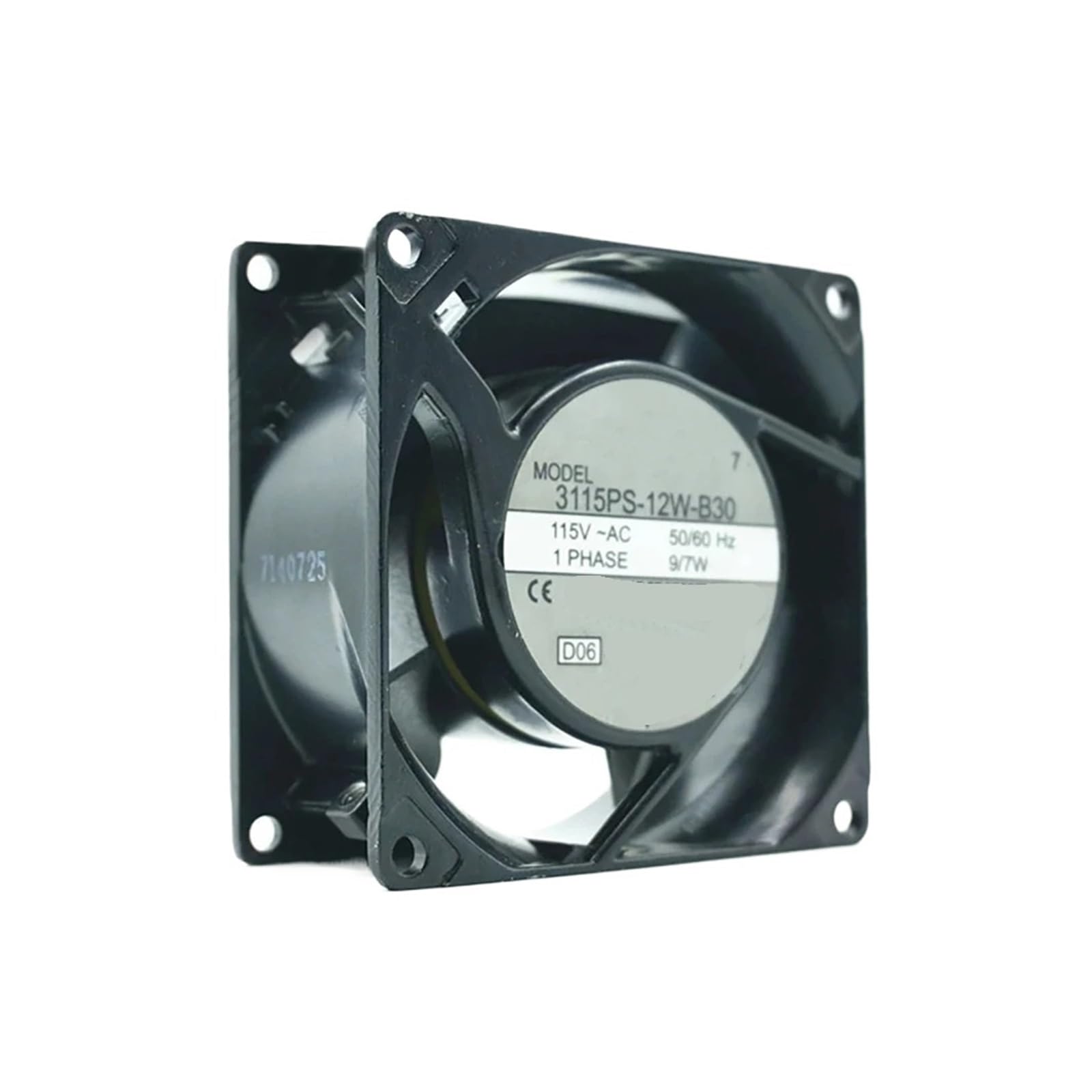 Axial cooling radiator 3115PS-12W-B30 115VAC 9/7W 50/60Hz 80*80*38mm Fan