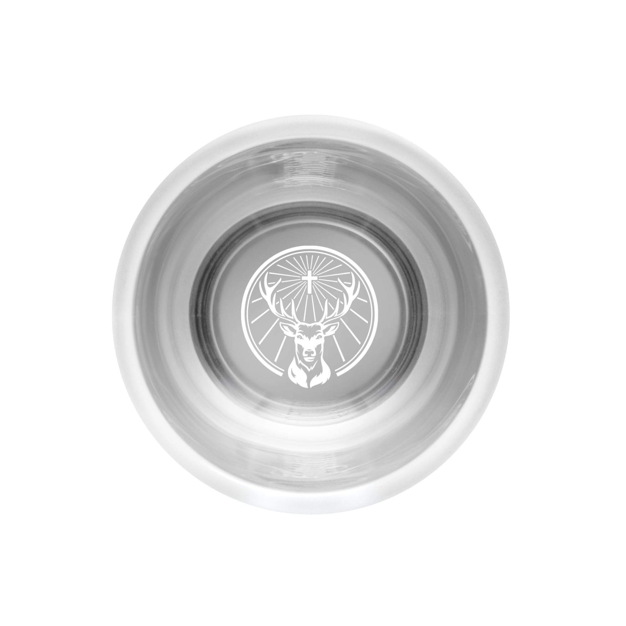 Jägermeister Set di 6 bicchierini da liquore da 2 cl, tacca da 2 cl, in vetro smerigliato, lavabile in lavastoviglie e stabile, capacità: circa 38 ml per bicchiere
