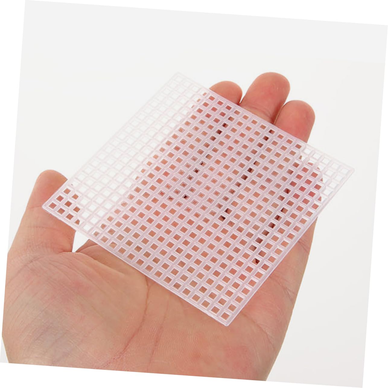 KALLORY Multi-Function Plastic Mesh Sheets 10pcs Cross Stitch Mesh Pad Embroidery Plastic Canvas for DIY Projects