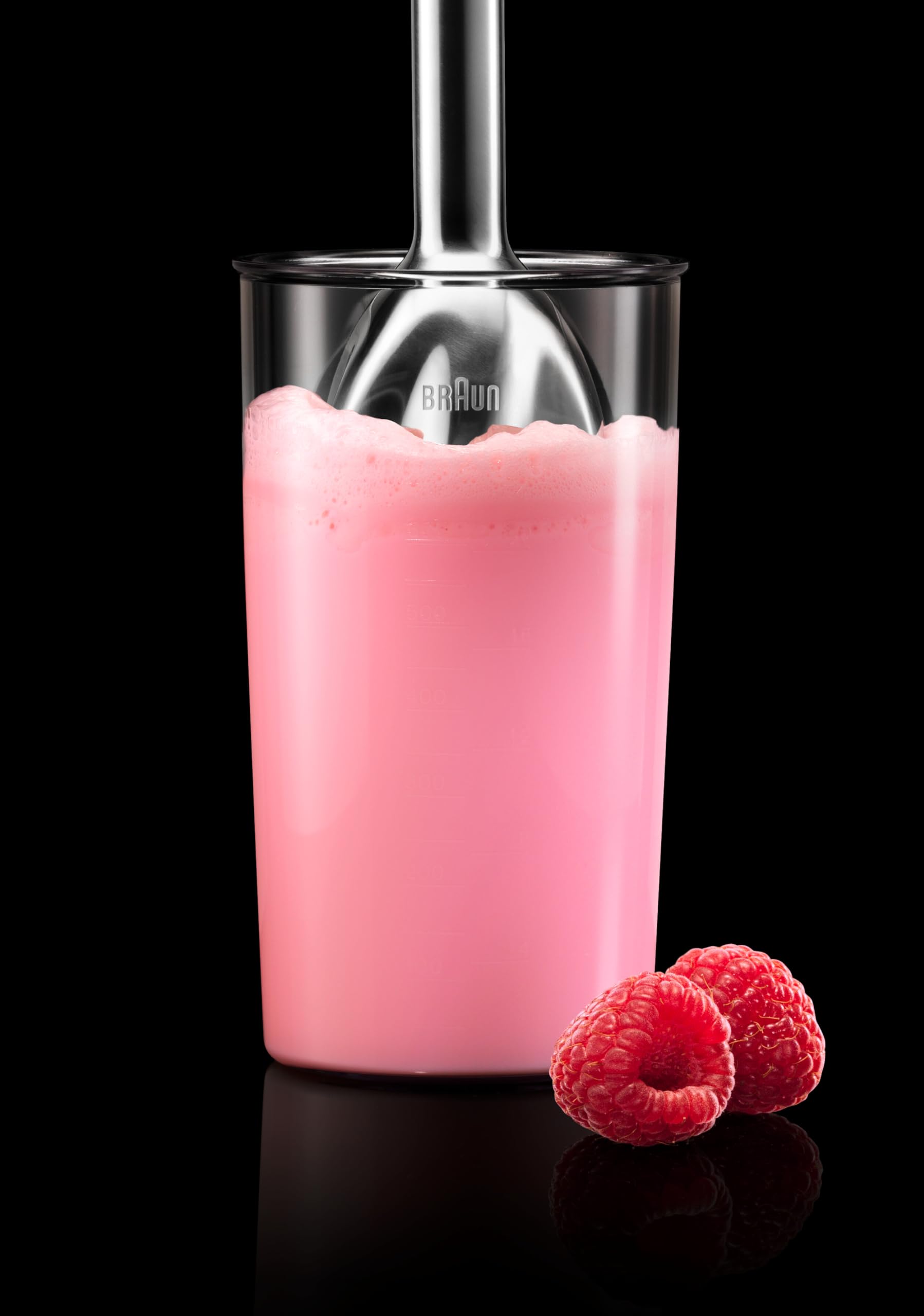 Braun Frullatore a Immersione MQ3135WH Minipimer, Tecnologia Tedesca, regolazione fino a 11 velocità, potenza 750W, Dotato di bicchiere da 600ml, frusta a filo e tritatutto da 500ml, Bianco/Grigio