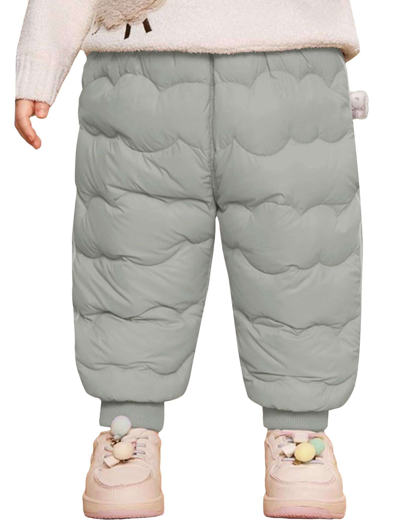 Happy Cherry Pantalones de nieve para niños, pantalones cálidos de invierno, pantalones de plumón, para niñas, niños, resistentes al viento, pantalones de esquí ligeros