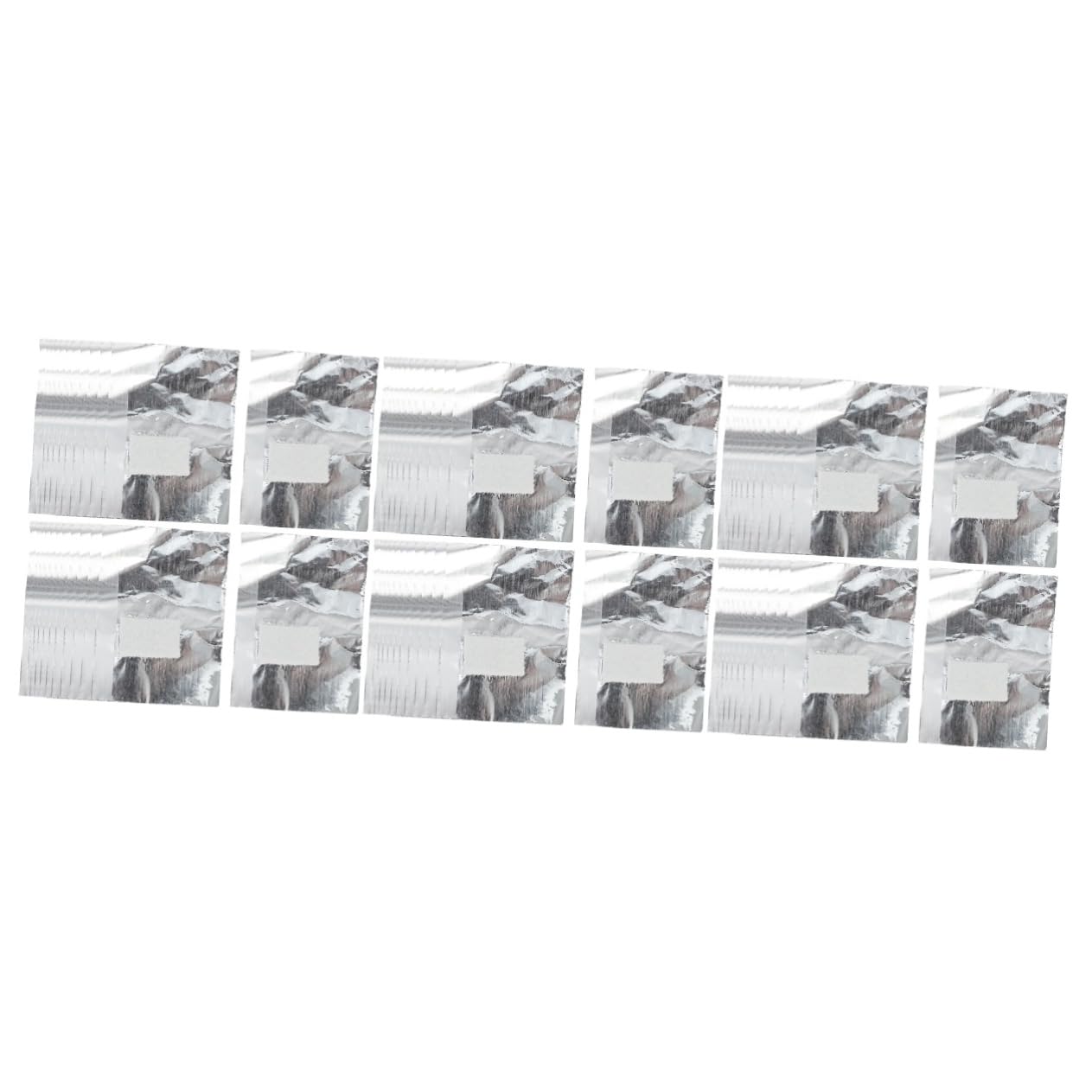 WOONEKY 600piezas Almohadillas Desechables Para Remover Esmalte De Uñas Foil Wraps Para Eliminación De Gel Para Manicura Casa y Salón