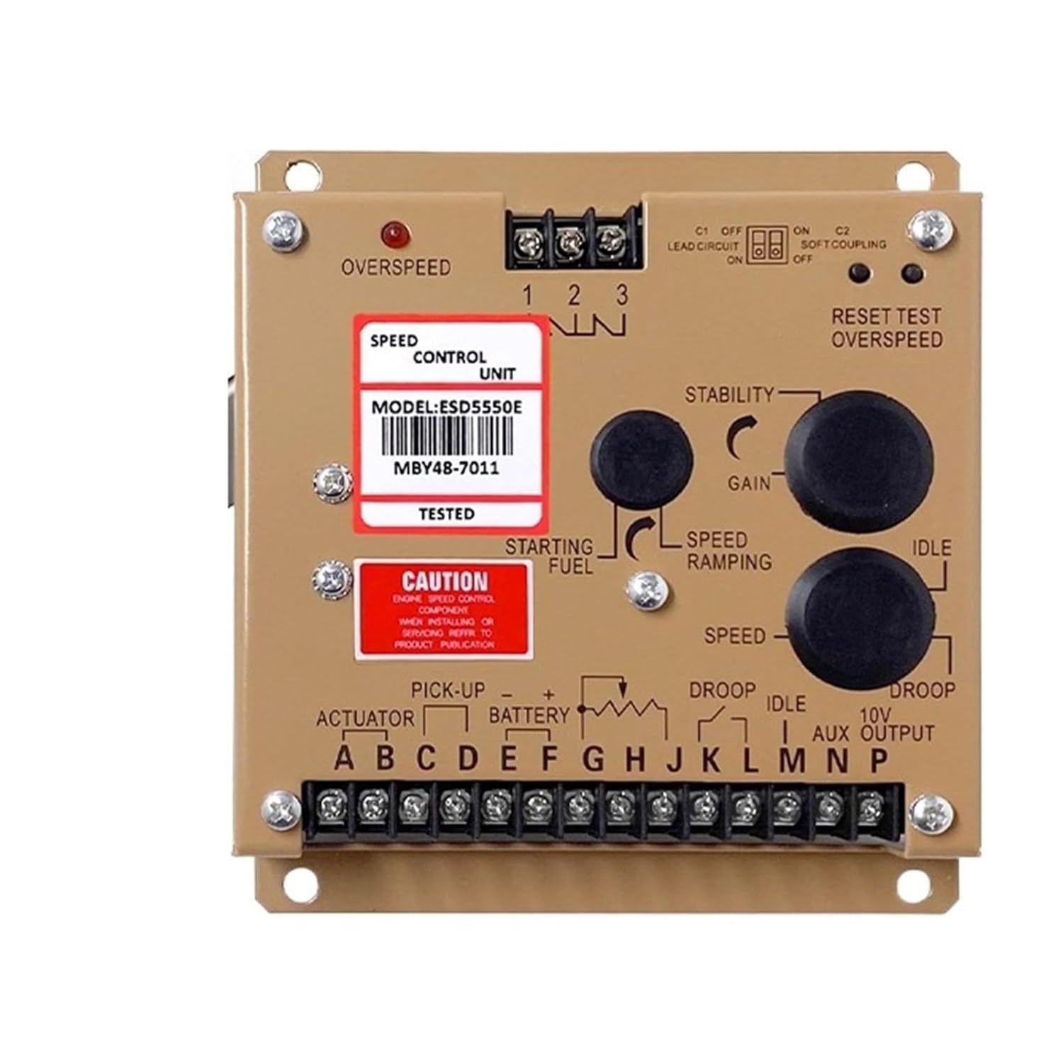 1pcs ESD5550E Speed Governor Control Unit Diesel Generator Electronic Controller Module Diesel Engine Generator Parts