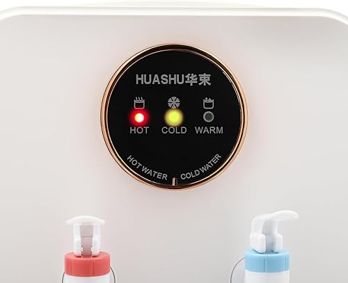 Miniatura 4 de Dispensador de enfriador de agua de 5 galones, dispensador de agua fría y caliente, 3 ajustes de temperatura, dispensador de enfriador de agua de