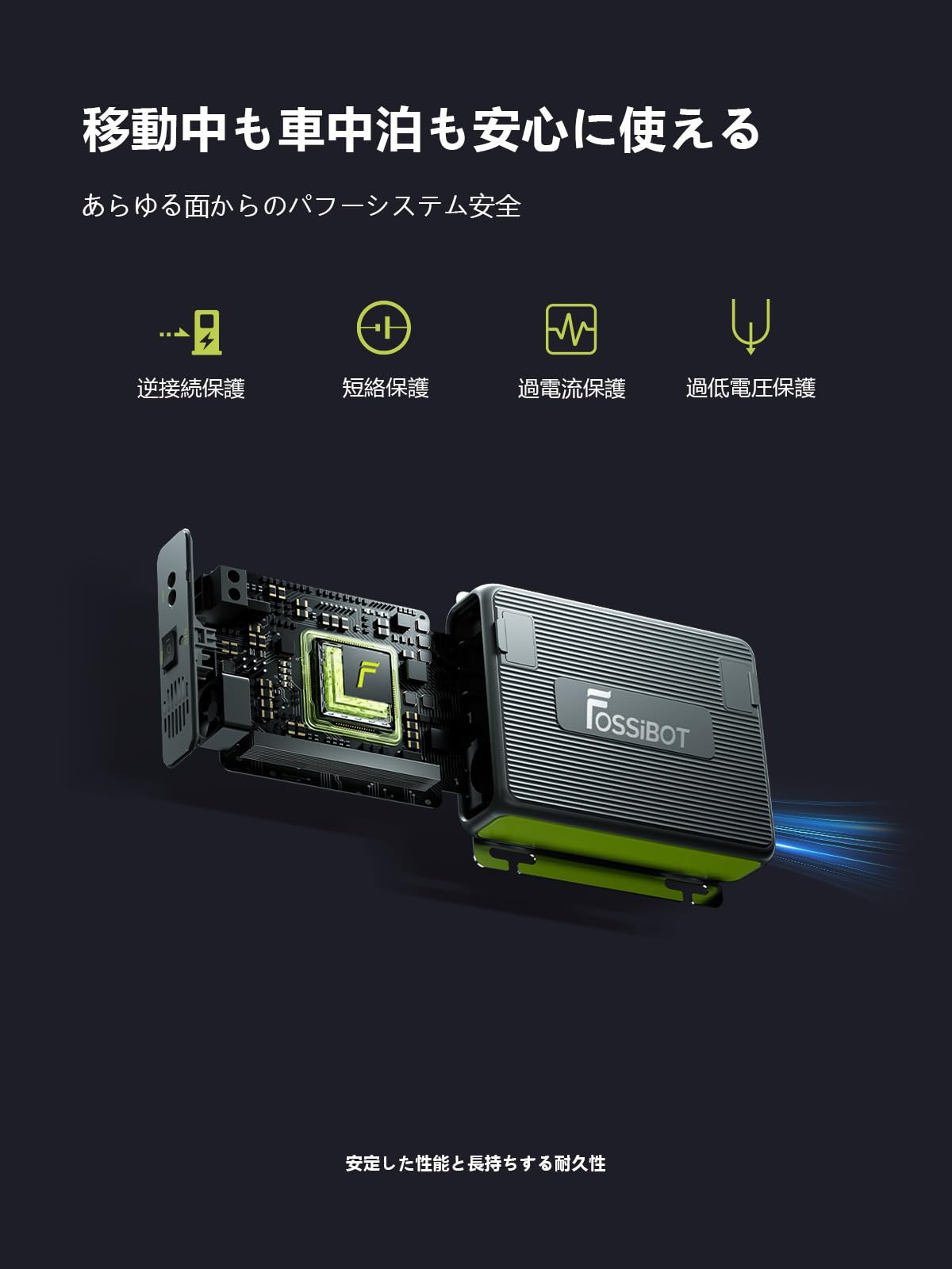 Amazon.co.jp: FOSSiBOT FAC580 Alternator Charger 走行充電器
