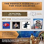 Ultra Fresh Sinking Goldfish Food, Color Enhancing, Balanced Diet, All Natural Ingredients, Clear Water Formula, Slow Sinking Gold Fish Pellets, Goldfish Ultra Color 1.87 oz - Image 2