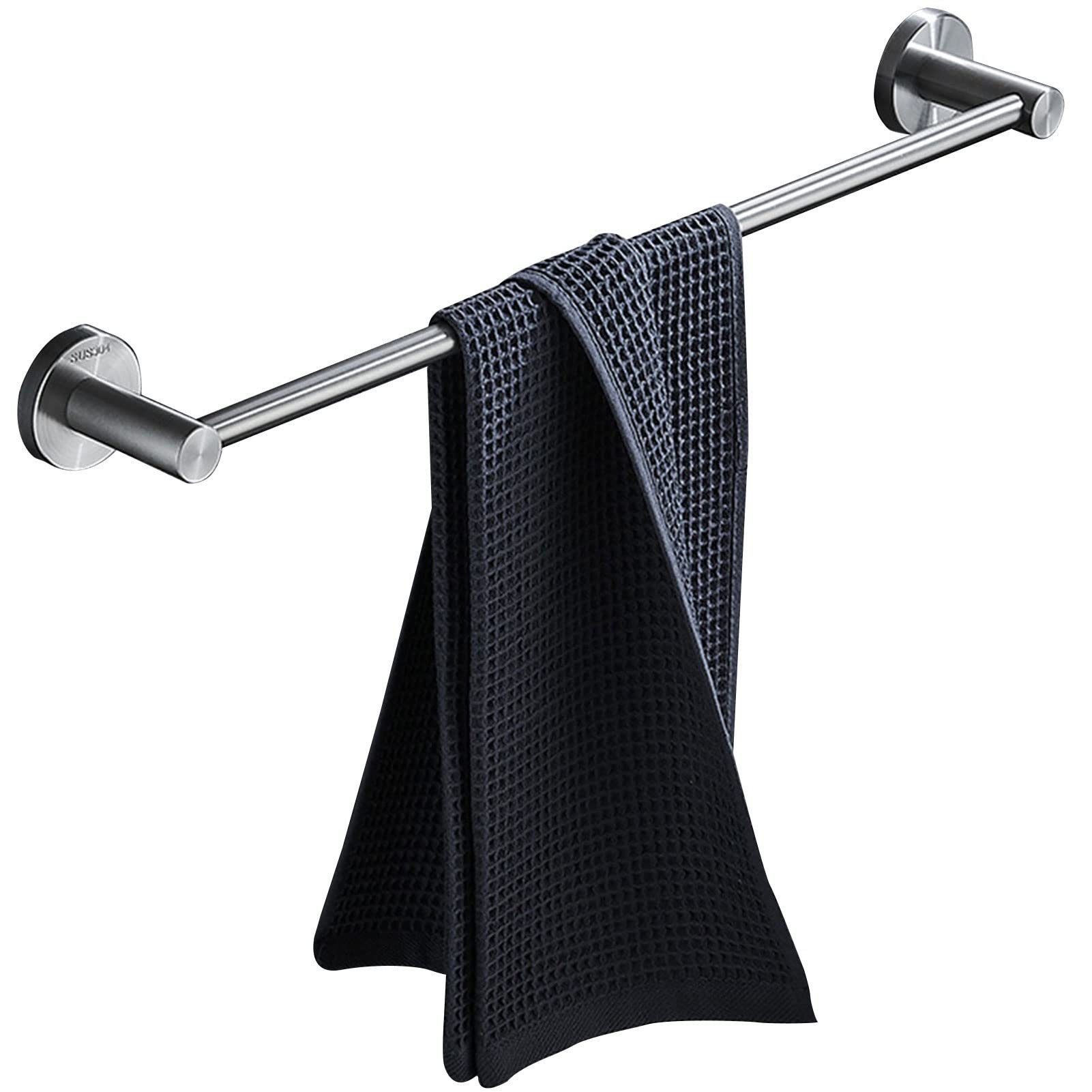 Rail de serviette en acier inoxydable brossé LWX 80 cm, l'excellence durable pour votre salle de bain