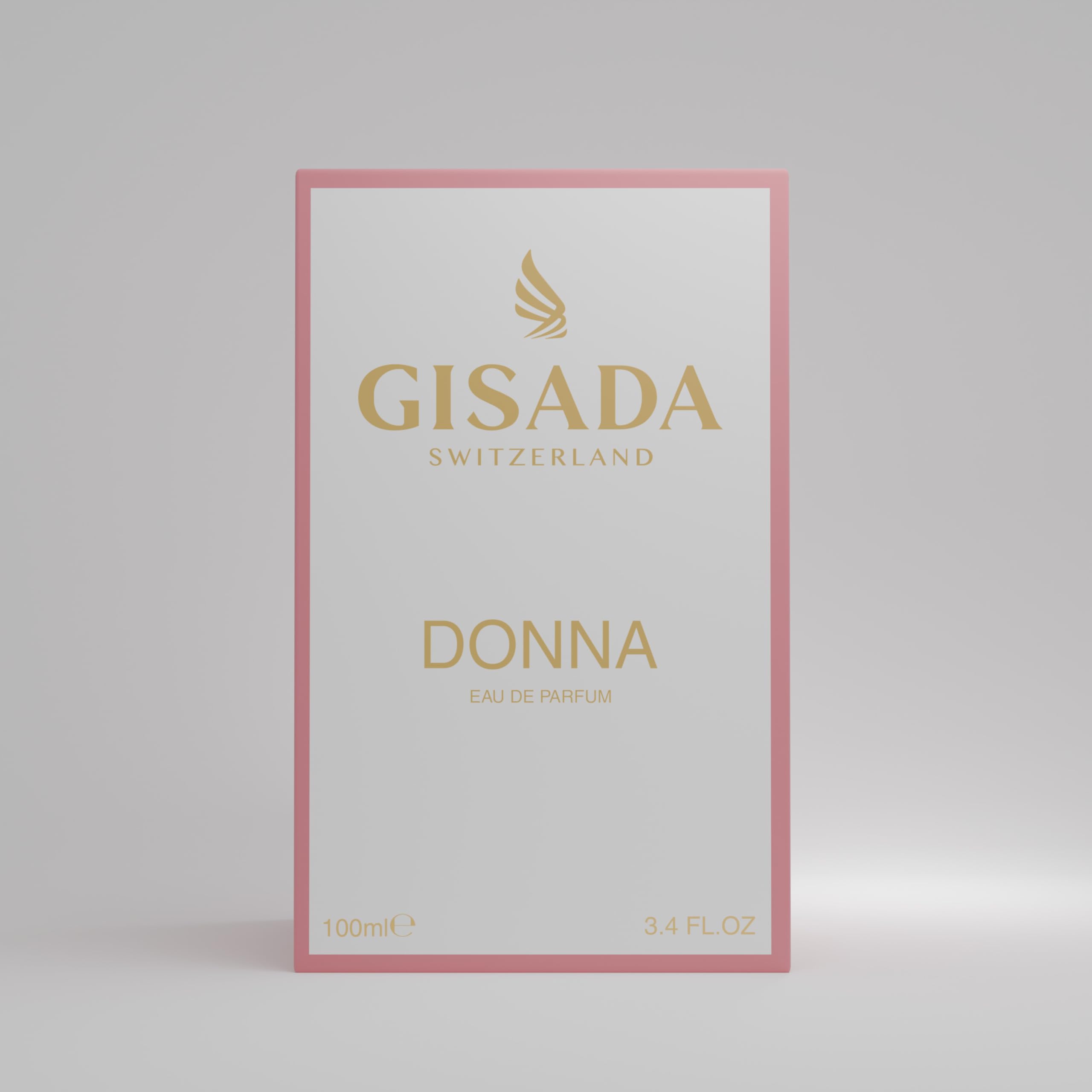 Gisada Donna Eau de Parfum - Luxuriöser Femininer Duft - Frische Mandarine & Warme Vanille - Selbstbewusst, Elegant & Sinnlich für Damen