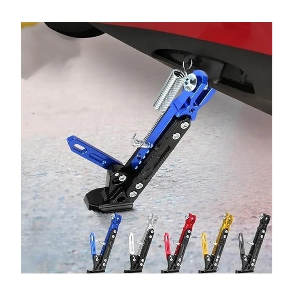 Caballete Lateral Repuesto Caballete Lateral Ajustable para Motocicleta Y Bicicleta, Soporte De Apoyo para Accesorios Estacionamiento Universales