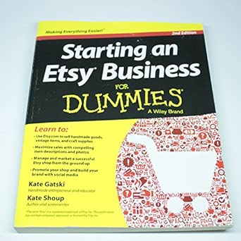 Starting an Etsy Business For Dummies 2nd Edition-Wow! eBook