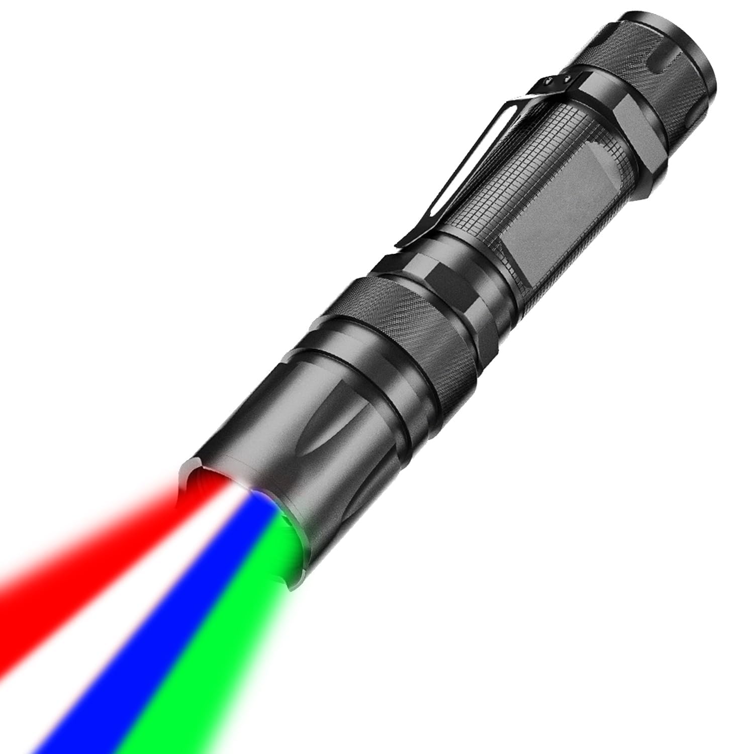 Torcia LED multicolore 4 in 1 Rosso Blu Verde Lampada