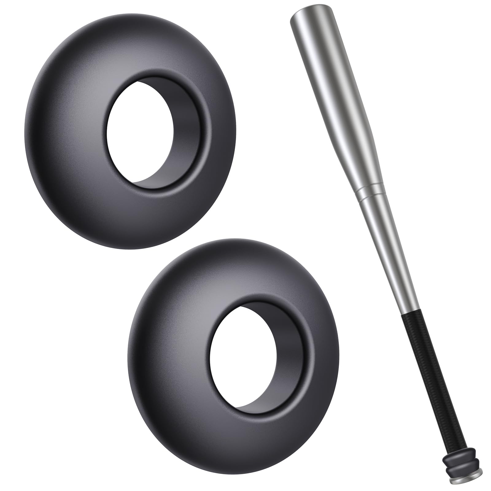 Bat Knob Stacker For Choking Up 2 Packs] Professional Baseball Bat Grip ...