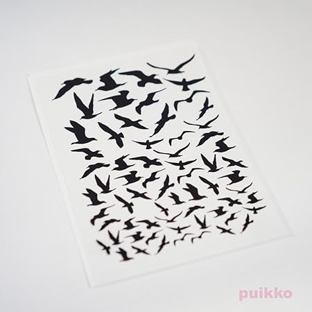 Amazon レジン封入用フィルム カモメのシルエット デコ素材 通販