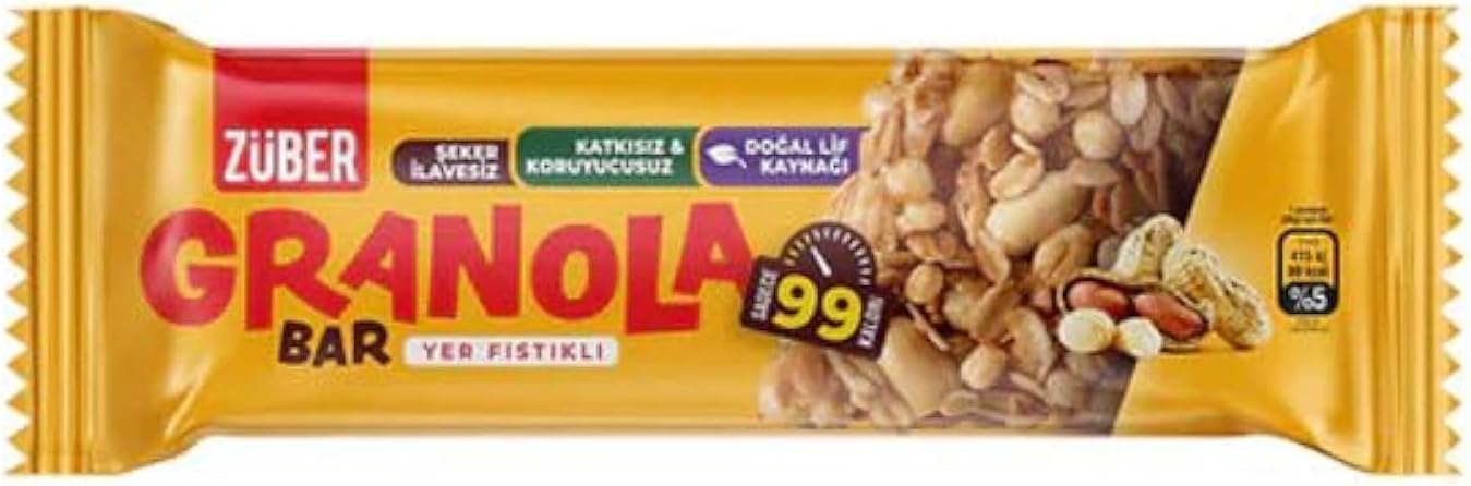 Zuber Granola Bar Peanut 25g