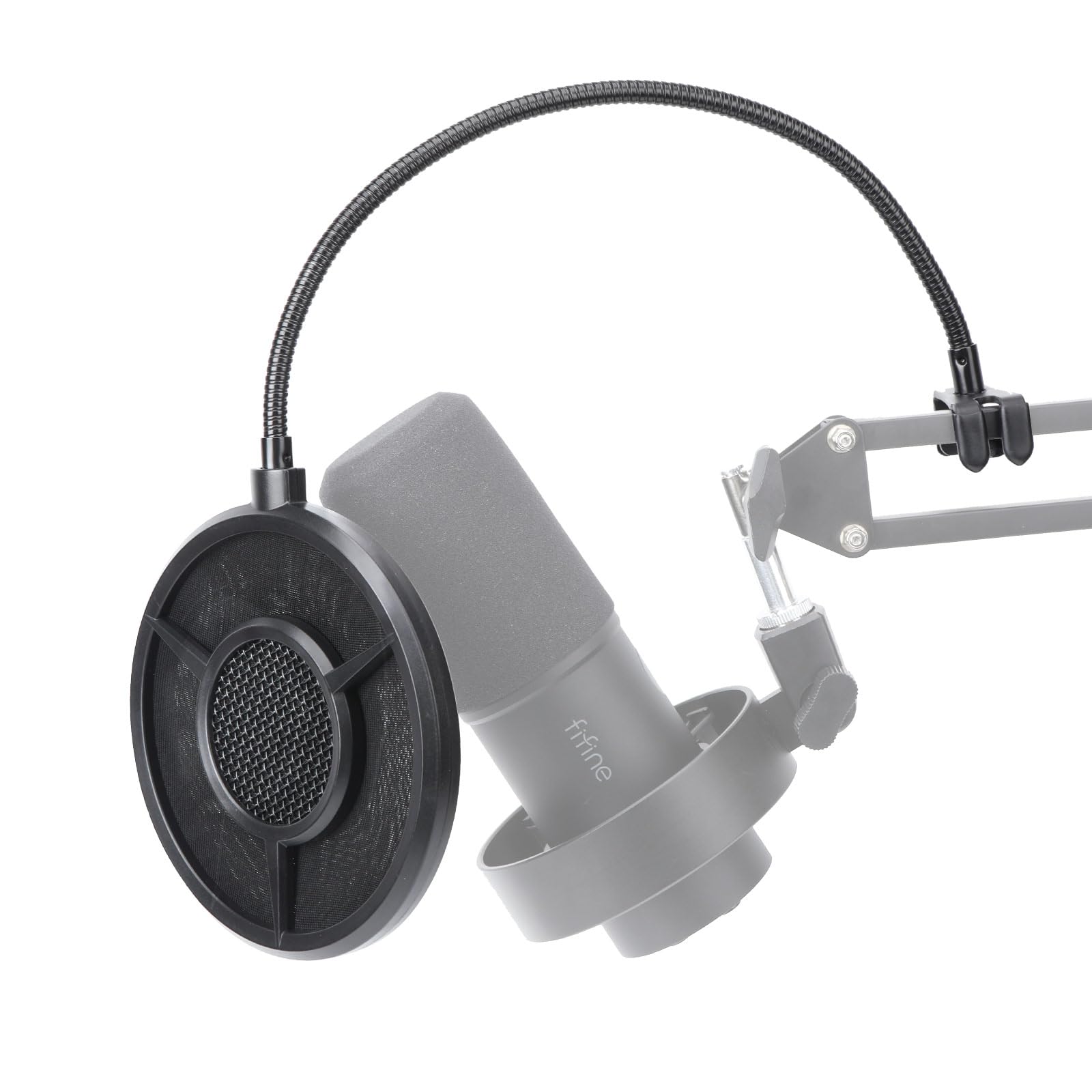 YOUSHARES Fifine K688 Pop Filter, Mic Windshield for Fifine K688 Recording XLR/USB Microphone to Blocks Out Plosives