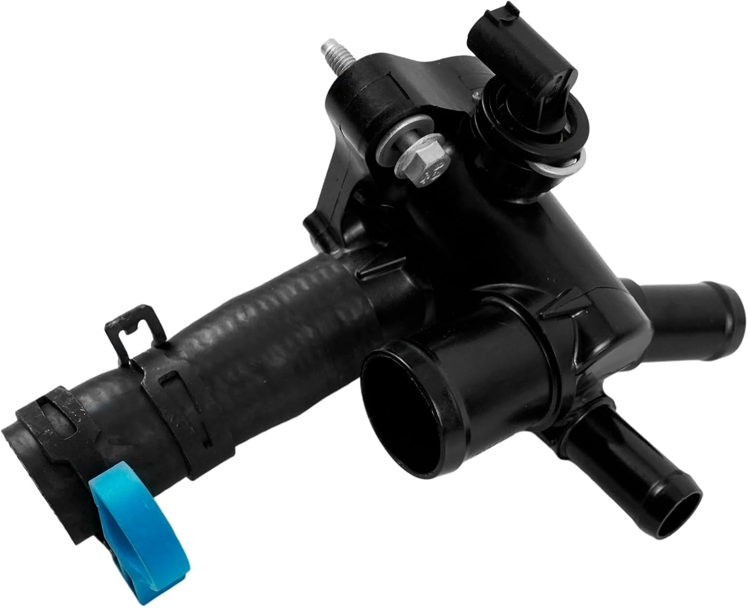 Engine Coolant Water Outlet Thermostat Replacement for W98833 12653537 25201457 Fit for Chevrolet 2013-2014 Malibu 2.5L L4 2013-2020 for Chevrolet Malibu 2.0L L4 2014-2019 for Chevrolet Impala 2.5L L4
