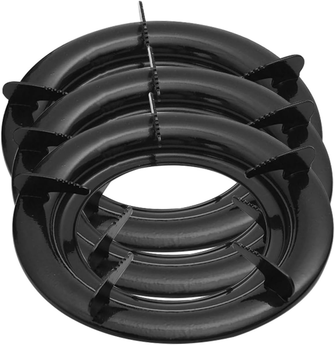 3pcs Iron Gas Stove Racks Wok Non-slip Design Reusable Kitchen Supplies for Gas Stove Burner Grates
