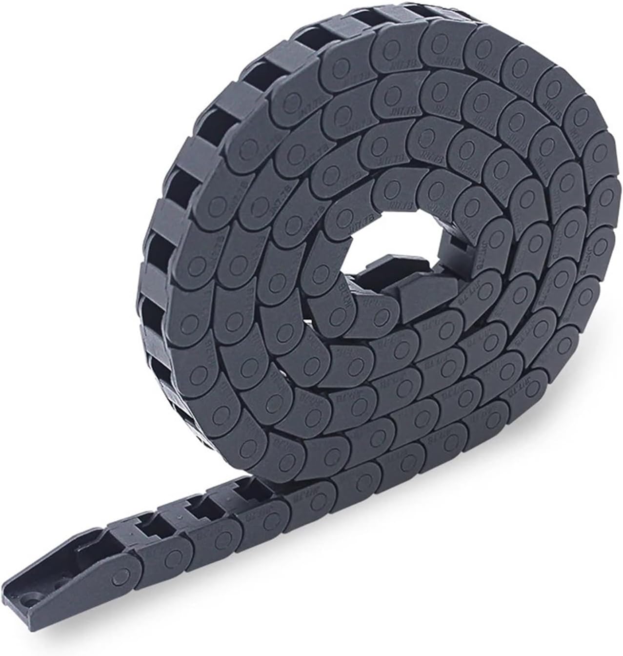 Transmission Chain of Power 1meter Cable Drag Chain Bridge Type Cannot be Opened Series of JN07Q.1.B 7 * 7 Bending Radius R15 18 28 Transmission Chain of Power(15mm)