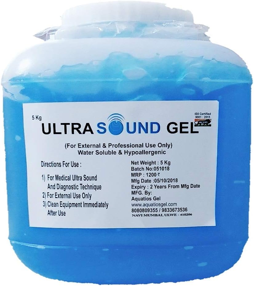 Ultrasound Gel, 5 Kg Jar with 250 ml Usg Gel Bottle