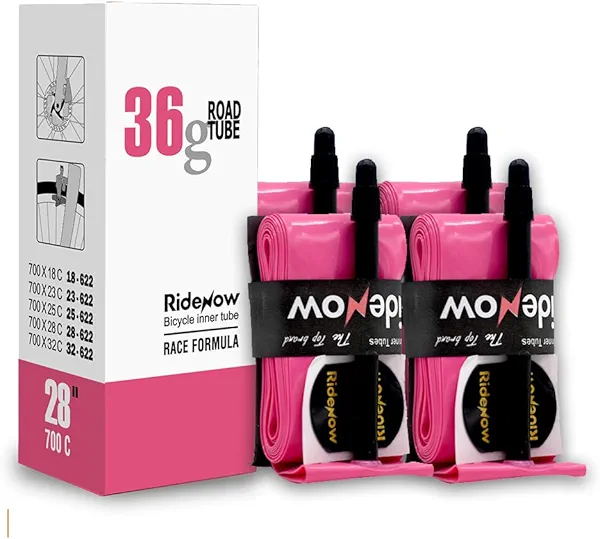 2/4 Pack Ridenow TPU Inner Tubes 700 x 18-32c Bike Tubes with 45/65/85mm Presta Valve
