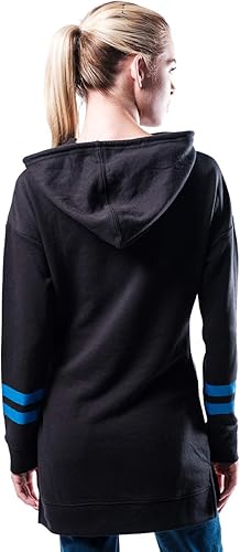 Miniatura 7 de Ultra Game NFL - Sudadera con capucha para mujer, sin botones, sudadera tipo túnica de tela de toalla francesa suave