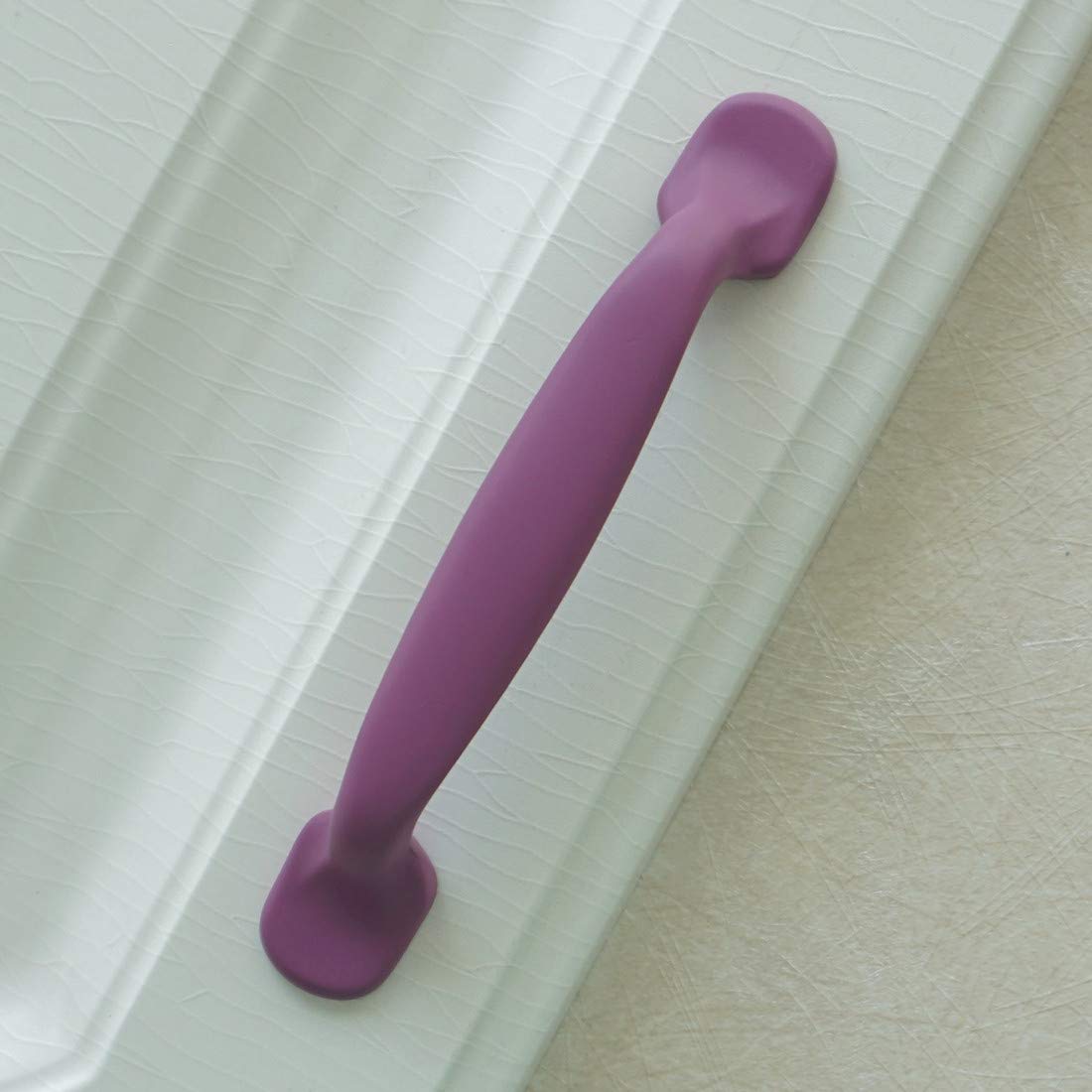 LBFEEL 3.75" Purple Drawer Knobs Kitchen Cabinet Handle Door Handle Dresser Knobs Kids Blue Furniture Hardware White Green 96 mm (Purple)