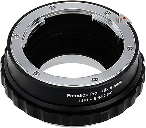 Miniatura 4 de Fotodiox DLX Stretch Lens Mount Adapter - Leica R SLR Lens a Sony Alpha E-Mount - Cuerpo de cámara sin espejo con enfoque macro helicoide y filtros