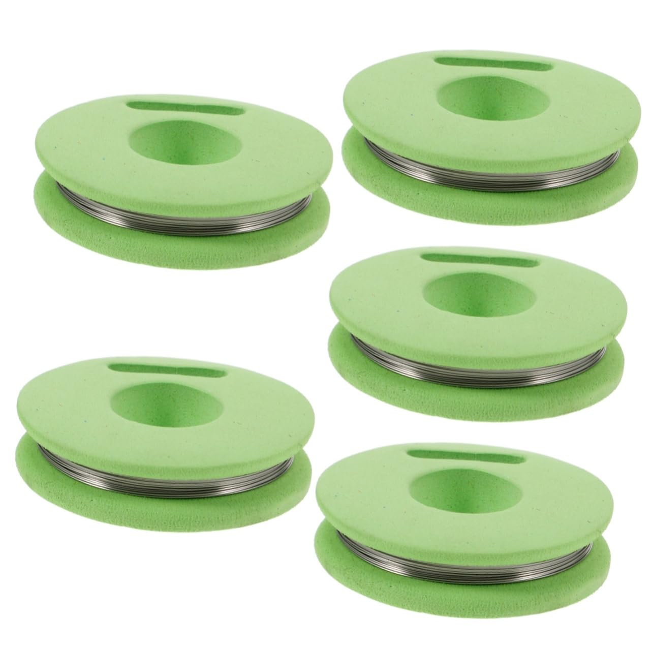 HOMSFOU 4 Rolls Ribbon Machine Supply Cut Metallic Tying Ribbons Crinkled Wired Silver Thin Portable Darning Machine Cutter Wire