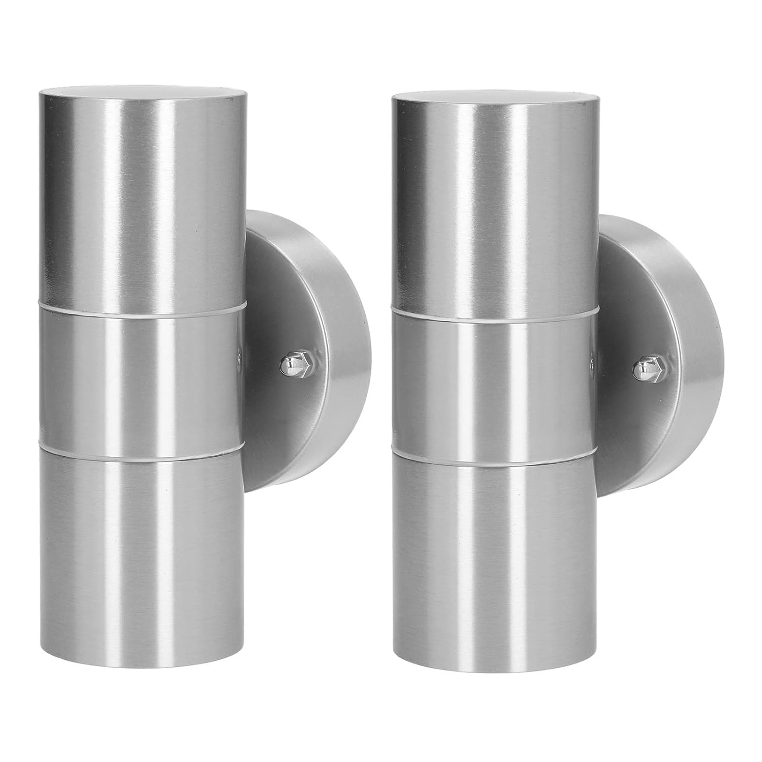 167 Outdoor Wall Sconce, 2Pcs GU10 Wall Sconce Stainless Steel Patio
