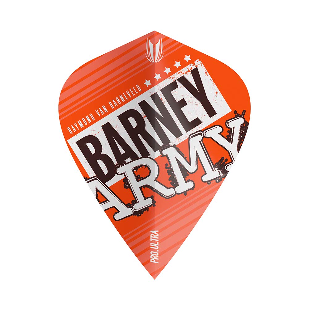 Target Darts BARNEY ARMY PRO.ULTRA Orange Flight Bagged 2019