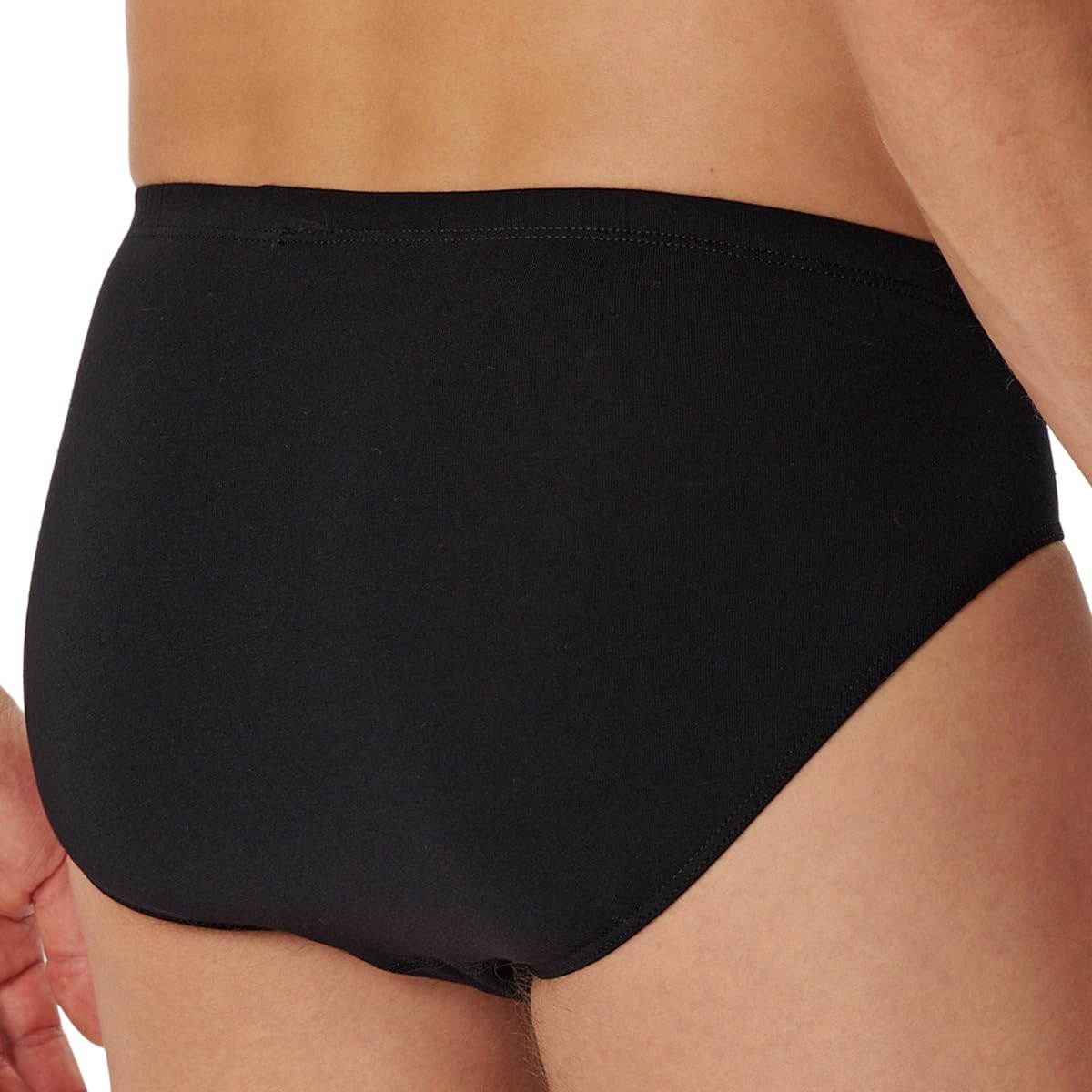 Schiesser Supermini - Calzoncillos para hombre (6 unidades, 6 unidades, talla S, M, L, XL, XXL), color negro o blanco