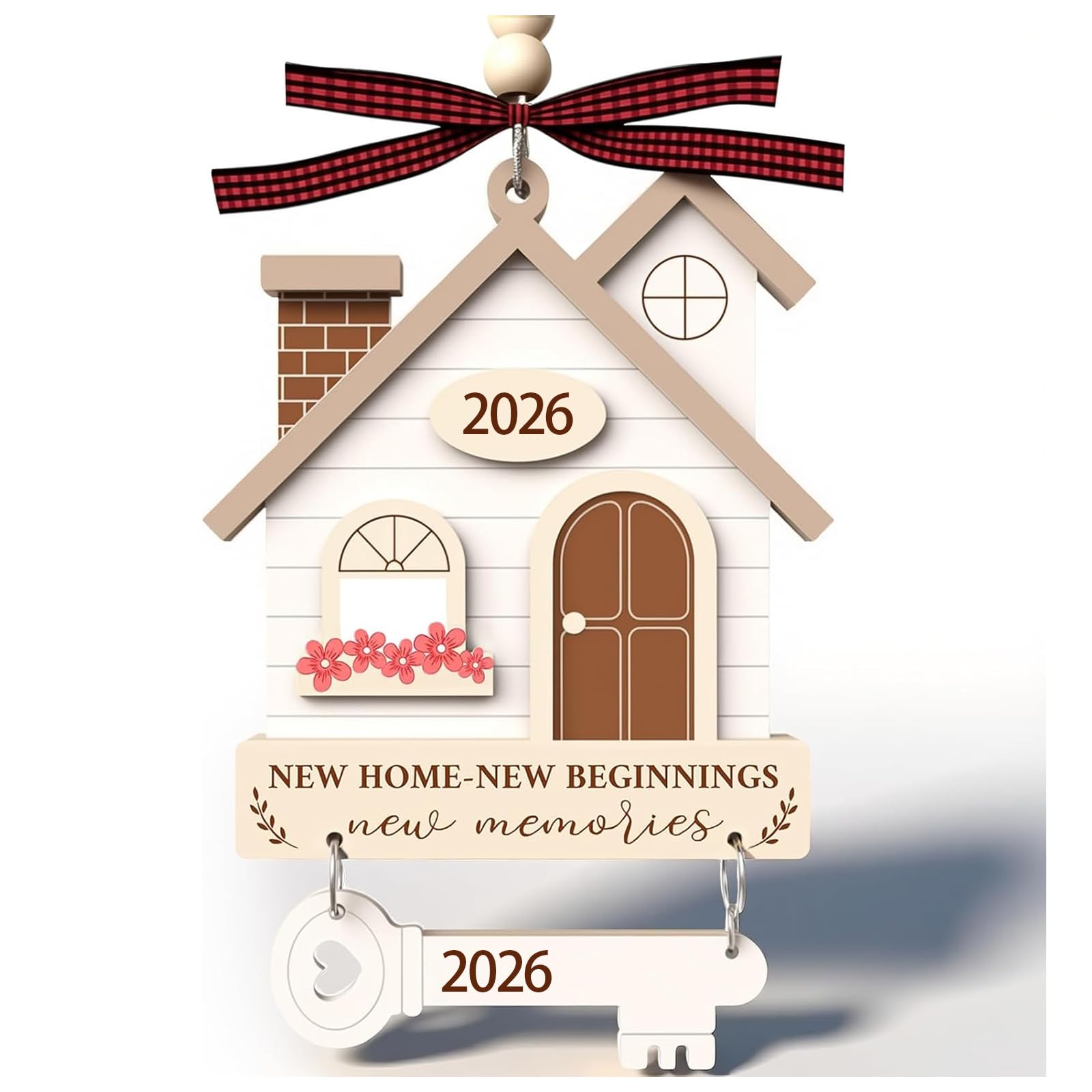 Yunlijia Women's Red-1 New Home Gifts Ornament 2026 House Warming Gifts Wooden House Decorations New Home Housewarming Presents Homes For Couple Keepsake For First Homes Beginnings For Family Friends